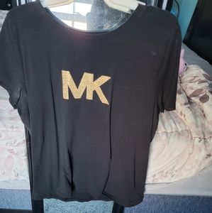 Michael Kors gold rhinestone top